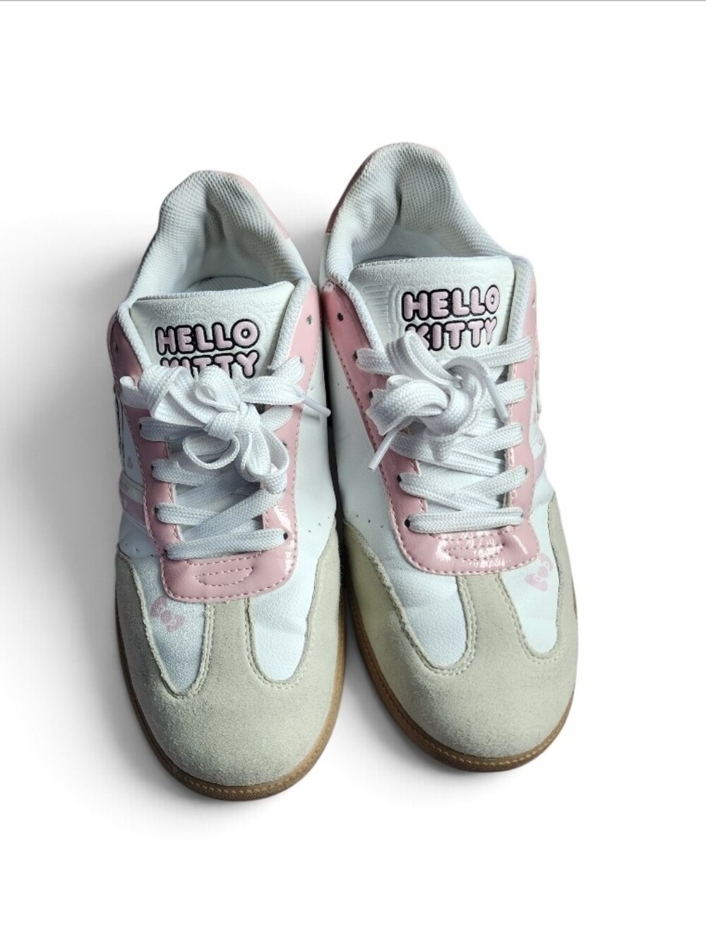 Hello Kitty Pink, White & Beige Women's Sneakers